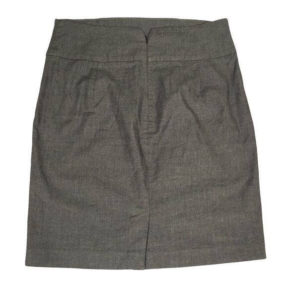 Banana Republic Pencil Skirt Straight Grey Wool Blend Women's 14 Career Work - Picture 2 of 9